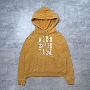 Y2K Aeropostale Yellow Floral 00s Hoodie Jacket